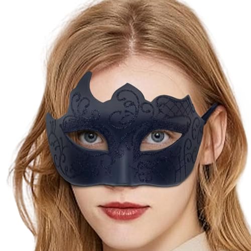 Mardi Gras Maskerade für Männer, halbes Gesicht, Karneval, Ball, Cosplay, Maskerade, Kostümkleid, Maskerade, für Karneval, Hochzeit, Party und Abschlussball von Opilroyn