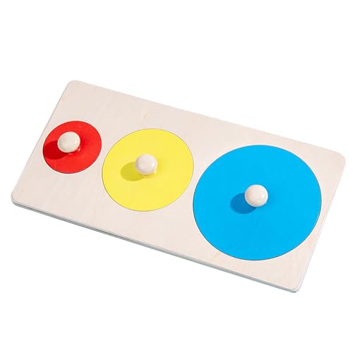 Montesori Multi-Form-Puzzle-Spielzeug – Holzpuzzle mit großen Knöpfen für kleine Kinder, pädagogisches Spielzeug für die Vorschule | Geometrische Form aus buntem Holz für die Bildung Montesori Multi-Form-Puzzle-Spielzeug – Holzpuzzle mit großen Knöpfen für kleine Kinder, pädagogisches Spielzeug für die Vorschule | Geometrische Form aus buntem Holz für die Bildung von Opilroyn