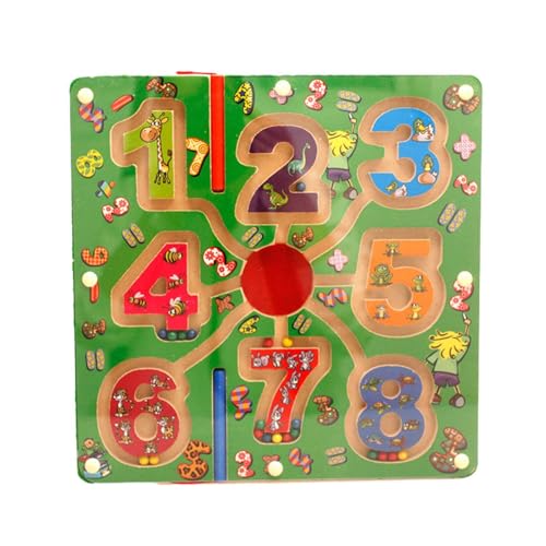 Opilroyn Magnetisches Zähllabyrinth, magnetisches Labyrinthspielzeug für Kinder | Zählen Matching Puzzle Game Board Magnet Maze - Reisespielzeug mit kreativer Form verbessert die Feinmotorik für von Opilroyn