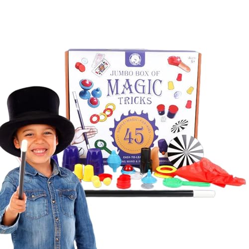 Opilroyn Zaubertricks für Kinder, Zaubertrick | Kinder-Zaubersets für Zauberer-Rollenspiele - Lehrreiches, fesselndes Kinder-Trickset, lustiges Kinder-Zauberspielzeug für Partys, Brettspiele von Opilroyn