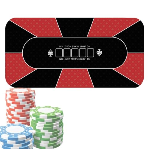 Pokertischdecke - casno-Tischdecke, Pokertischdecke | Holdem-Pokermatte 120 X 60 Cm, Kartentischdecken, Pokermatte Für Tisch, Tischunterlage Für Pokerpartys, Spendenaktionen, Themenpartys, Zusammenkü von Opilroyn