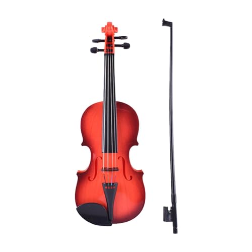 Simulation Violine Spielzeug - Violine Spielzeug für Simuliertes Musikspielzeug mit Einstellbaren Saiten | Simulation Musikspielzeug Musikinstrument für Violine Violine Spielzeug Lernspielzeug von Opilroyn