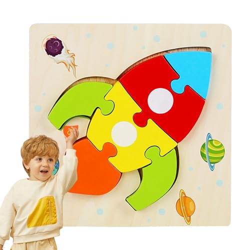 Tierpuzzle aus Holz für Kleinkinder – pädagogisches Puzzlespielzeug, niedliche Holzpuzzle für Kleinkinder, Lernspielzeug für Tierpuzzle aus Holz für Kleinkinder – pädagogisches Puzzlespielzeug, niedliche Holzpuzzle für Kleinkinder, Lernspielzeug für von Opilroyn
