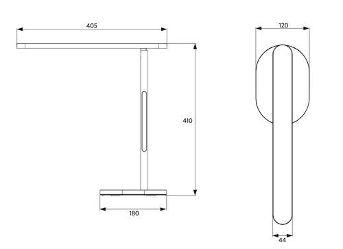 Opple 523003011600 523003011600 LED-Tischlampe LED Weiß von Opple