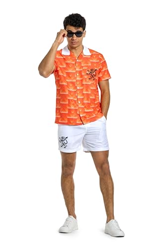 OppoSuits 2-teiliges Hawaii Sommer-Set für Herren - 2-teiliges Strandbekleidungs-Set - Holland Retro Set - Passendes Shirt und Shorts von OppoSuits