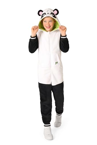 OppoSuits Kinder Einteiliger Pyjamas - Tier-Strampler - Panda Onesie - Weiß von OppoSuits