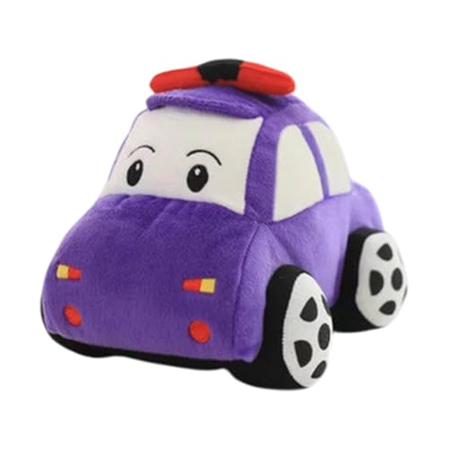 Auto-Plüschtier, Cartoon-Plüsch-Autopuppe, weiches Stoffauto-Spielzeug, Auto-Plüsch-Dekoration, süßes Plüsch-Automodell, Auto-Plüschtier für Kinder, Plüsch-Automodell für Schlafzimmer, Cartoon-Auto-Pl von Opvonxeh