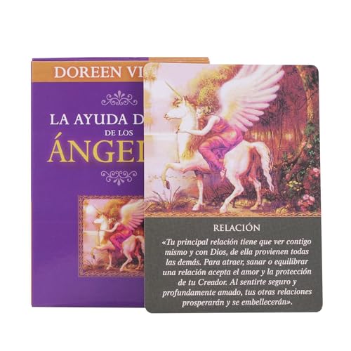 Daily Guidance from Your Angels Oracle, Oracle Cards Deck for Daily Guidance - 44 Tarot Cards Designed for Beginners and Professionals, Perfect for Insightful Spiritual Exploration and Angelic von Opvonxeh