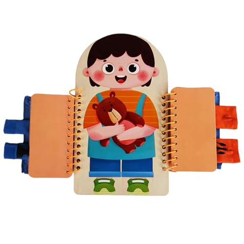 Dressing Boards,Lernspielzeug Lebenspraktische Fähigkeiten - Tragbares Holzspielzeug Ab 3 Jahre Für Zuhause Kindergarten Auto Reise Feinmotorik Dressing Boards,Lernspielzeug Lebenspraktische Fähigkeiten - Tragbares Holzspielzeug Ab 3 Jahre Für Zuhause Kindergarten Auto Reise Feinmotorik von Opvonxeh