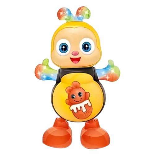 Elektrische tanzende Biene, tanzende Biene für | Elektrische Musikspielzeug, Bee Toys, Lernspielzeug, singendes Tier, interaktives Spielzeug mit Cartoon-Biene mit Lichtern und Musik, gefüllt Elektrische tanzende Biene, tanzende Biene für | Elektrische Musikspielzeug, Bee Toys, Lernspielzeug, singendes Tier, interaktives Spielzeug mit Cartoon-Biene mit Lichtern und Musik, gefüllt von Opvonxeh
