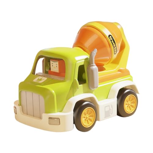 Engineering Vehicle Toy, Cartoon Toy Car With Music, Inertia Pull Back Car, Preschool Educational Toy, Movable Joints Toy Car, Light And Sound Car, Kids Toy Vehicles, Interactive Learning Car von Opvonxeh