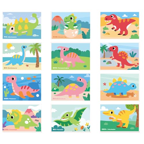 Opvonxeh Foam Sticker Art Set for Kids, Eva Foam Stickers for Scrapbooking, Crafting and Handmade Projects, Fun Stickers with Various Themes for Creative Play and Learning von Opvonxeh