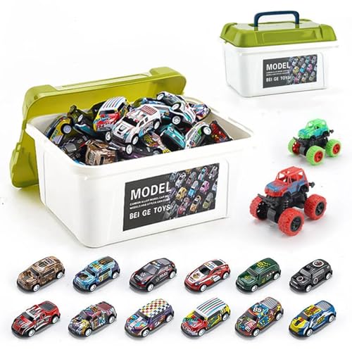 Opvonxeh Alloy Car Model Toy, Alloy Die Cast Race Car Kit, Pull Back Toy Car, Outdoor Toy Car for Kids, Home Park School Toy Car, Sturdy Alloy Car Model, Cast Vehicle von Opvonxeh