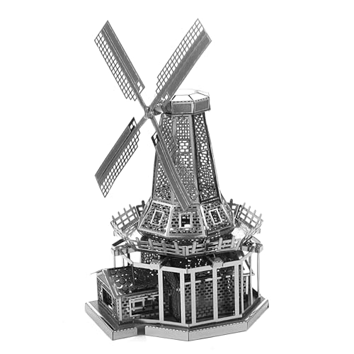 Opvonxeh Bausatz Modell Holländische Windmühle, 3D-Puzzle-Modell, Windmühle, interaktives Lernspielzeug für Eltern und Kinder, für Kindergarten und Reise Opvonxeh Bausatz Modell Holländische Windmühle, 3D-Puzzle-Modell, Windmühle, interaktives Lernspielzeug für Eltern und Kinder, für Kindergarten und Reise von Opvonxeh