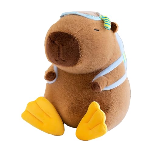 Opvonxeh Capybara Stuffed Animal, Soft Plush Toy, 9.84 Inches Portable Cuddly Figure with Swimwear Outfit for Babies Kids Adults Home Car Graduation Celebration and Playtime Opvonxeh Capybara Stuffed Animal, Soft Plush Toy, 9.84 Inches Portable Cuddly Figure with Swimwear Outfit for Babies Kids Adults Home Car Graduation Celebration and Playtime von Opvonxeh