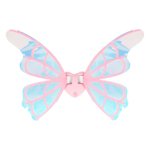 Opvonxeh Electric Moving Butterfly Wings, Princess Dress Up Toys Wings, Sparkling Kids Halloween Kostüm Flügel, Musical Butterfly Wings for Kids, Interactive Dress Up Accessories von Opvonxeh