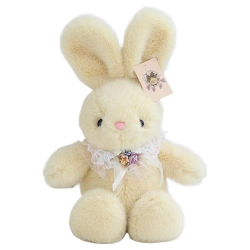 Opvonxeh Flower Stamen Bunny Doll, Soft Animal Plushies, 25cm Interesting Animal, Adorable Bunny Plush, Cute Decorative Dolls for Home, Studios, and Restaurants von Opvonxeh