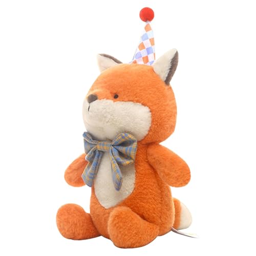 Opvonxeh Fox Plüsch-Spielzeug, weiches Hugging-Puppenkissen, Tiermotiv, Schlafkissen für Sofa, Tablet, 29,9 cm, Wohnzimmer und Esszimmer von Opvonxeh