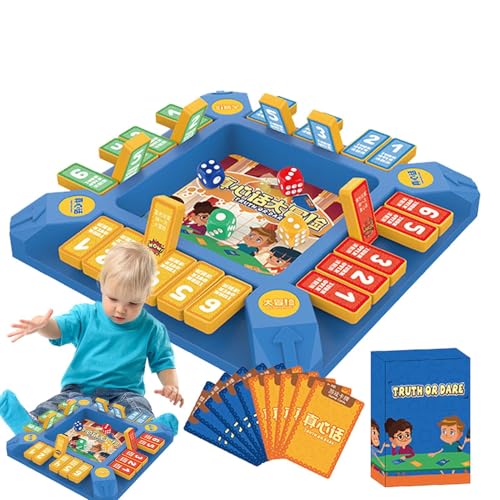 Opvonxeh Gesellschaftsspiele | Forderndes Partyspiel - Witziges Kartenspiel Mit 54 Aufgabenkarten Für Zuhause Paare Teenager Erwachsene Kinder 2-4 Spieler Opvonxeh Gesellschaftsspiele | Forderndes Partyspiel - Witziges Kartenspiel Mit 54 Aufgabenkarten Für Zuhause Paare Teenager Erwachsene Kinder 2-4 Spieler von Opvonxeh