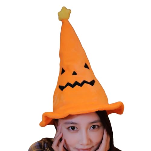 Opvonxeh Halloween Pumpkin Hat, Kids Witch Hat With Pumpkin, Halloween Costume Party Accessories, Kids Witch Hat, Halloween Costume Hat, Costume Accessory For Girls, Boys Halloween Costume Hat von Opvonxeh