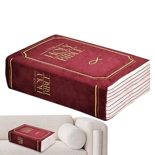 Opvonxeh Heilige Bibel Plüschtier | Bibelkissen gefüllt | Religiöses Kissen, inspirierendes Plüschspielzeug, Bibelkissen, Bibel aus Plüsch für Kinder von Opvonxeh