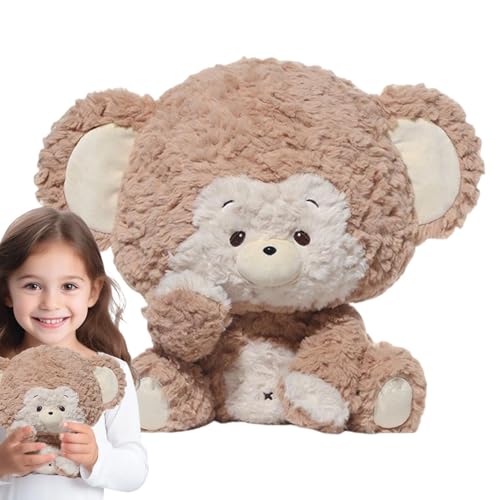 Opvonxeh Plush Dolls, Plush Monkey Stuffed Animal, 33cm Soft Monkey Plush - Adorable Stuffed Animal for Boys and Girls, Cute Cartoon Plushie, Ideal Desktop Decoration and Collectible Toy von Opvonxeh