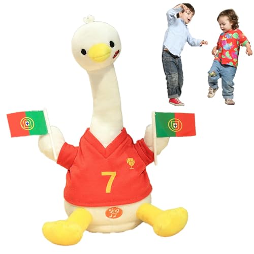 Opvonxeh Plush Duck Toy | Mimicking Stuffed Animals | Kids Interactive Entertainment, Dancing Toys for, Engaging Plush Toys, Playful Learning Toys, Adorable Duck, Singing Animal Toy von Opvonxeh