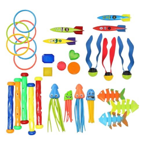 Opvonxeh Pool Tauchspielzeug | Unterwasser Trainingsspiel-Set,Interaktives Multifunktionstauchen Spielzeug Für Familien Spaß Im Garten Und Pool Für Kinder Opvonxeh Pool Tauchspielzeug | Unterwasser Trainingsspiel-Set,Interaktives Multifunktionstauchen Spielzeug Für Familien Spaß Im Garten Und Pool Für Kinder von Opvonxeh
