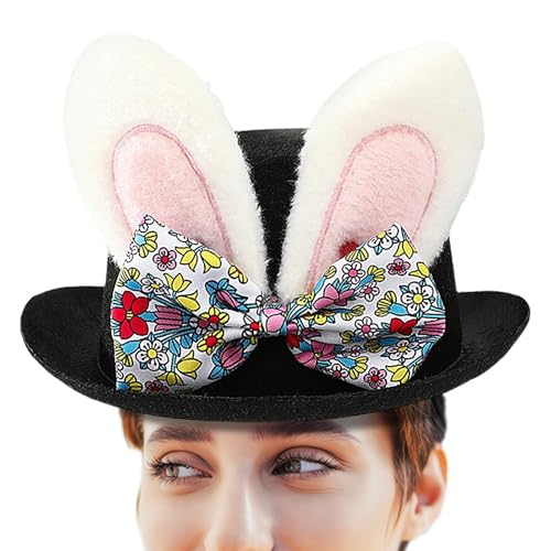 Opvonxeh Rabbit Costume Hat, Cute Easter Hat, Festive Rabbit Hat, Headband for Cosplay, Non-woven Fabric Plush Cute Rabbit Ears for Easter Cosplay Photography Props von Opvonxeh