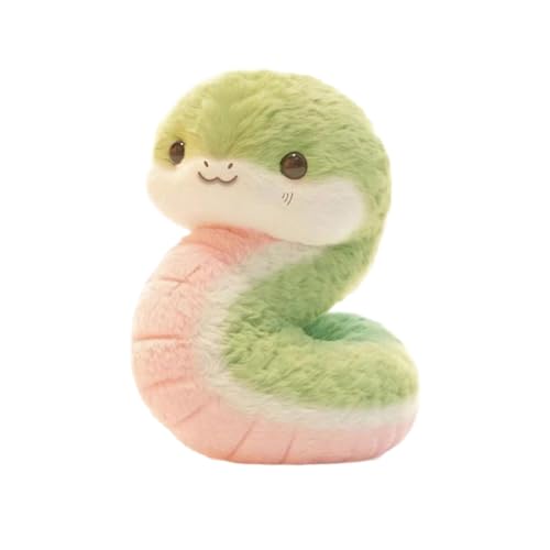 Opvonxeh Snake, Plüschpuppe, gefüllte Tierschnake, weiche Tierschnake, Snake Plush Toys, Kinder-Plüsch-Spielzeug, Plüschspielzeug für, Plüschspielzeug für Mädchen, 24,6 cm (9,8 Zoll) von Opvonxeh