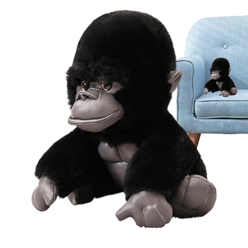 Realistisches Gibbon Monkey Plüschtier, groß getuftete Tiere für Kinder, weiches Plüschtier für Kinder, Plüschspielzeug für Schlafzimmer, Kinder, Hugging Plüschtier, Gibbon Monkey Stuffed Tier, großes von Opvonxeh