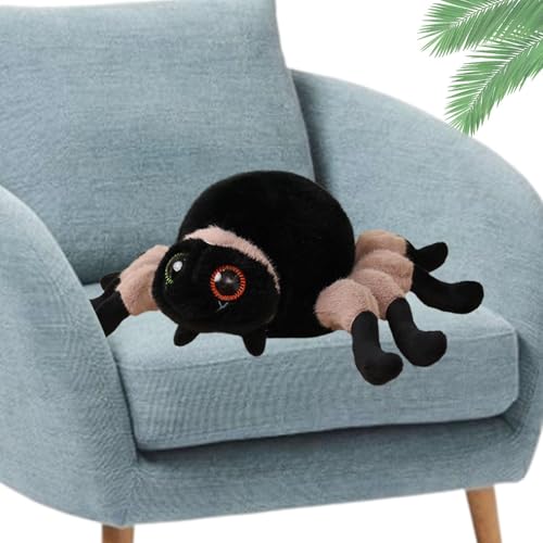 Spider Plush Toy, Simulation Cute Spider Animal Throw Pillow, Decorative Halloween Cushion Pillow, Creepy Spider Throw Pillow, Plush Halloween Decor, Soft Plush Pranks Stuffed Toys For Kids And Adults von Opvonxeh