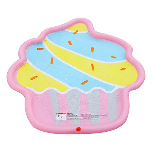 Sprinkler Pad für Kinder, Wassersplashing, Schwimmbadspielzeug, interaktive Outdoor-Wassermatte, 66,93 x 66,93 Zoll Summer Backyard Fun, Kinder, Mädchen, und Dogs Alter 3 Up Sprinkler Pad für Kinder, Wassersplashing, Schwimmbadspielzeug, interaktive Outdoor-Wassermatte, 66,93 x 66,93 Zoll Summer Backyard Fun, Kinder, Mädchen, und Dogs Alter 3 Up von Opvonxeh