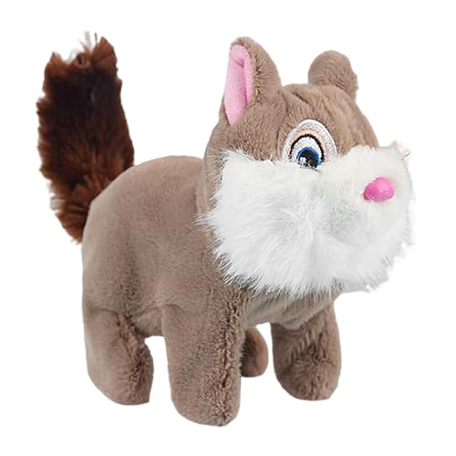 Squirrel Stuffed Animal, Interactive Walking Toy, Electric Plush Design, Soft Comforting Doll, Battery Operated, Safe Materials, Ideal Use for Kids, Teens, Playtime, Gift Idea Squirrel Stuffed Animal, Interactive Walking Toy, Electric Plush Design, Soft Comforting Doll, Battery Operated, Safe Materials, Ideal Use for Kids, Teens, Playtime, Gift Idea von Opvonxeh