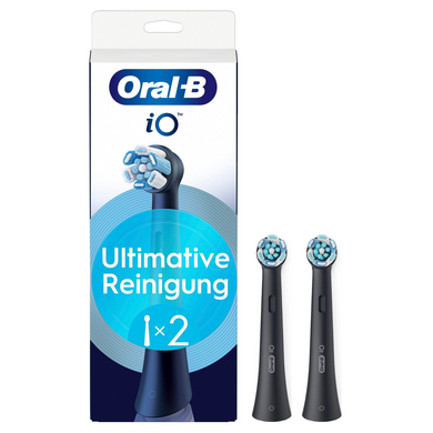 Oral-B Aufsteckbürsten iO Ultimative Reinigung, Schwarz 2er von Oral-B