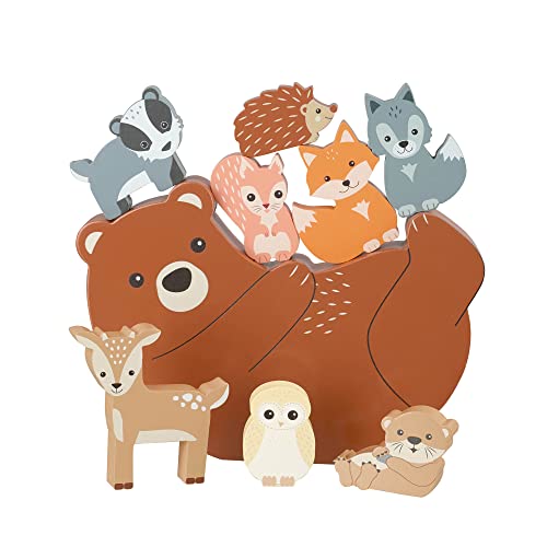 ORANGE TREE Toys Stapel- und Balancierspielzeug aus Holz mit Waldtieren – Bär, Fuchs, Eichhörnchen, Eule, Biber und mehr – für 1 Jahr, Kleinkind, frühe Entwicklung & Aktivität ORANGE TREE Toys Stapel- und Balancierspielzeug aus Holz mit Waldtieren – Bär, Fuchs, Eichhörnchen, Eule, Biber und mehr – für 1 Jahr, Kleinkind, frühe Entwicklung & Aktivität von Orange Tree Toys
