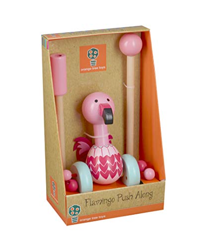 Orange Tree Toys 46001 OTT02703 Schiebetier Flamingo, bunt, Boxed von Orange Tree Toys