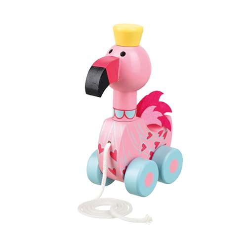 Orange Tree Toys 46007 OTT09895 Nachziehtier Flamingo, Bunt von Orange Tree Toys