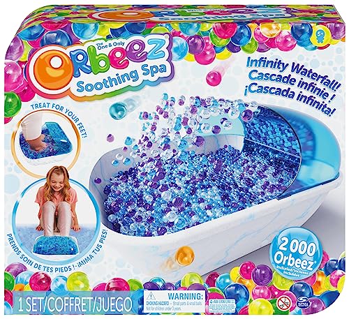 Orbeez Fuß Spa - Entspannung pur mit 2000 original für Kinder getestete Wasserperlen als massierender Wasserfall, für Kinder ab 6 Jahren von Orbeez