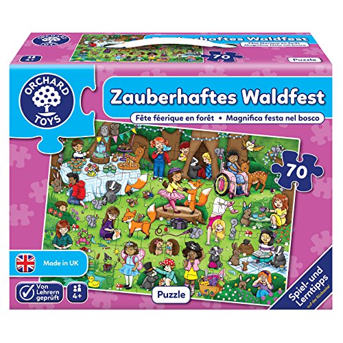 ORCHARD TOYS 10242 - Puzzle, Zauberhaftes Waldfest, 70 Teile, 61 x 42 cm ORCHARD TOYS 10242 - Puzzle, Zauberhaftes Waldfest, 70 Teile, 61 x 42 cm von Orchard Toys