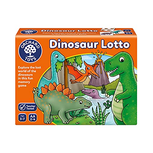 Orchard Toys Dinosaur Lotto Game, Educational Matching and Memory Game for Children Age 3-7, Perfect for Kids who Love Dinosaurs Orchard Toys Dinosaur Lotto Game, Educational Matching and Memory Game for Children Age 3-7, Perfect for Kids who Love Dinosaurs von Orchard Toys