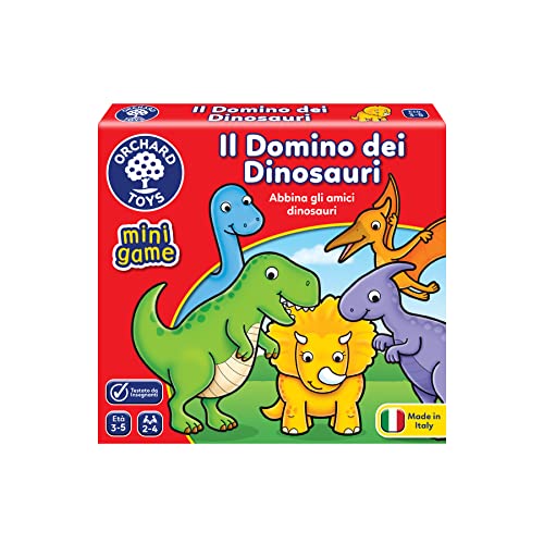 Orchard Toys Domino dei Dinosaurier - Lernspiel für Kinder von 3 bis 5 Jahren von Orchard Toys