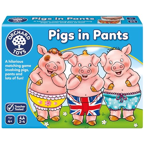 Orchard Toys Pigs in Pants, englische Version von Orchard Toys