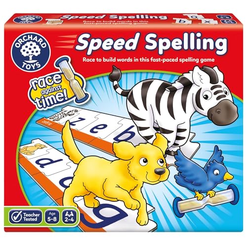 Orchard Toys Speed Spelling Game, Educational Spelling Game for Kids Ages 5-8, Helps with Phonics and Spelling. von Orchard Toys