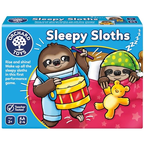 Orchard Toys Sleepy Sloths Game, A Fun Acting and Performing Game, Perfect for Preschoolers, Toddlers, Kids from Age 2+, Educational Game, Ideal Gift von Orchard Toys