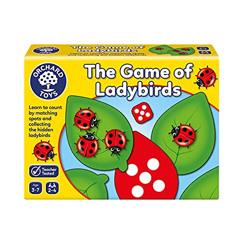 Orchard Toys The Game of Ladybirds, Counting & Memory Educational Toys and Games, Perfect for Children Aged 3-7, Perfect for Preschoolers von Orchard Toys