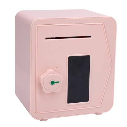 Oreilet Sparschwein für und Mädchen, Kinderspielzeug, Mini Geldautomat, Spardose mit Passwort, LCD Touchscreen, sichere Spardose, elektronischer Geldautomat (PINK) von Oreilet