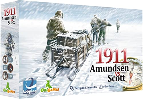1911: Amundsen Vs Scott - Gesellschaftsspiel - Französische Version von Buzzy Games