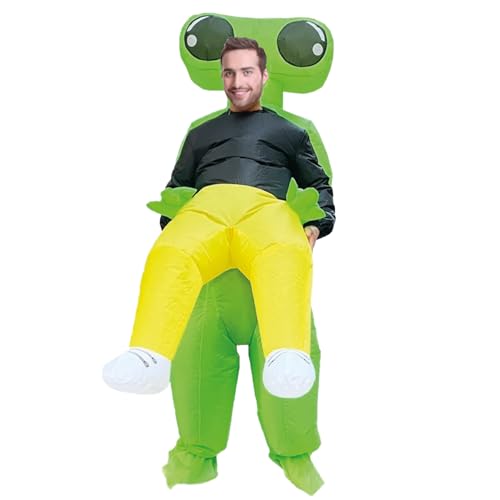 AirSuit® Aufblasbare Alien Verkleidung für Erwachsene | Ungewöhnliches Kostüm Einheitsgröße | 100% Polyester | Leicht und angenehm zu tragen | Inklusive Aufblassystem | OriginalCorner® von Original Cup