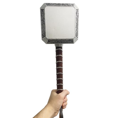 Großer Mythologischer Hammer aus Schaumstoff und PU-Harz | Ultrarealistisches Zubehör für Kinder und Erwachsene | Premium-Qualität | Cosplay | Halloween-Kostümzubehör | OriginalCup® von Original Cup